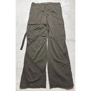 Mason's Cargo Pants Men's Size US 36 EUR 52 Regular Green Tactical Zip Cuff
